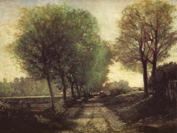 Alfred Sisley Lane near a Small Town